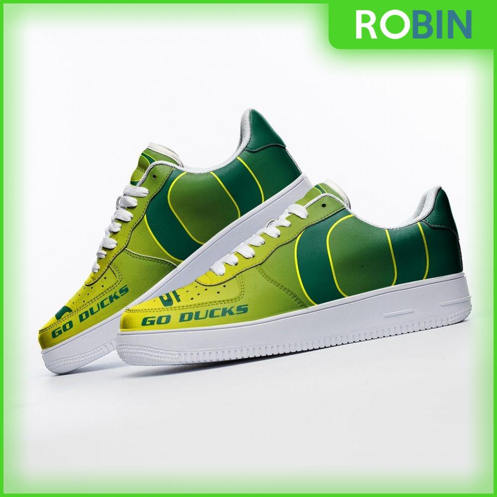 Oregon Ducks Sneakers Custom Af 1 Shoes For Men Women