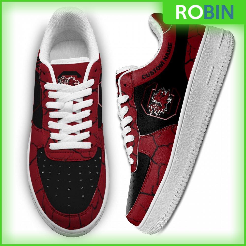 South Carolina Gamecocks Ncaa Custom Air Force 1 Sneakes For Men Women