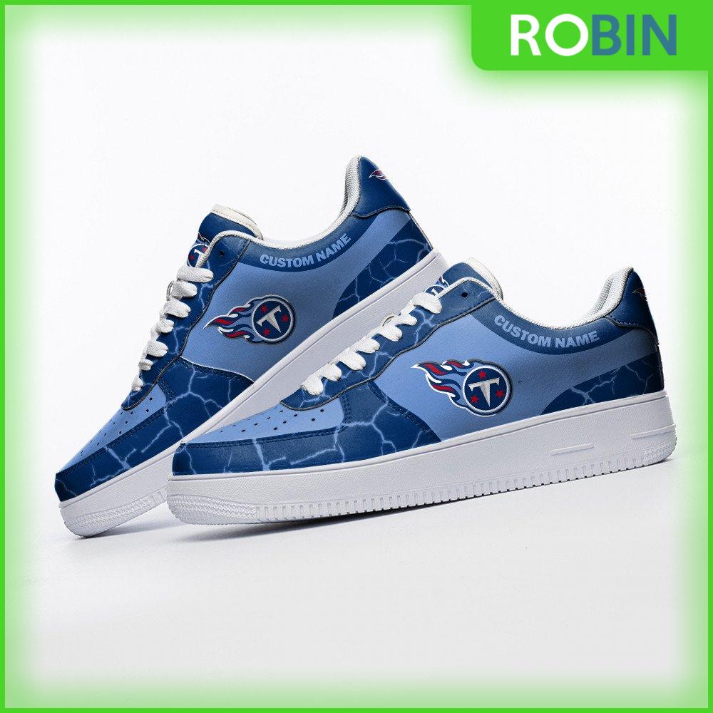 Personalized Tennessee Titans Nfl Custom Air Force 1 Sneakes For Men Women