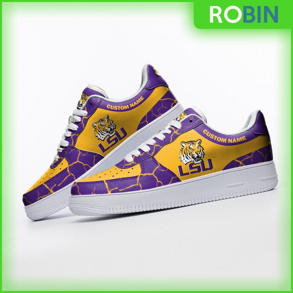 Lsu Tigers Ncaa Sneakers Custom Af 1 Shoes For Men Women