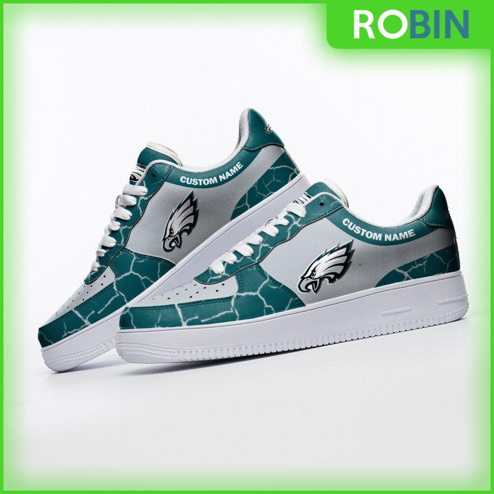 Personalized Philadelphia Eagles Nfl Custom Air Force 1 Sneakes For Men Women
