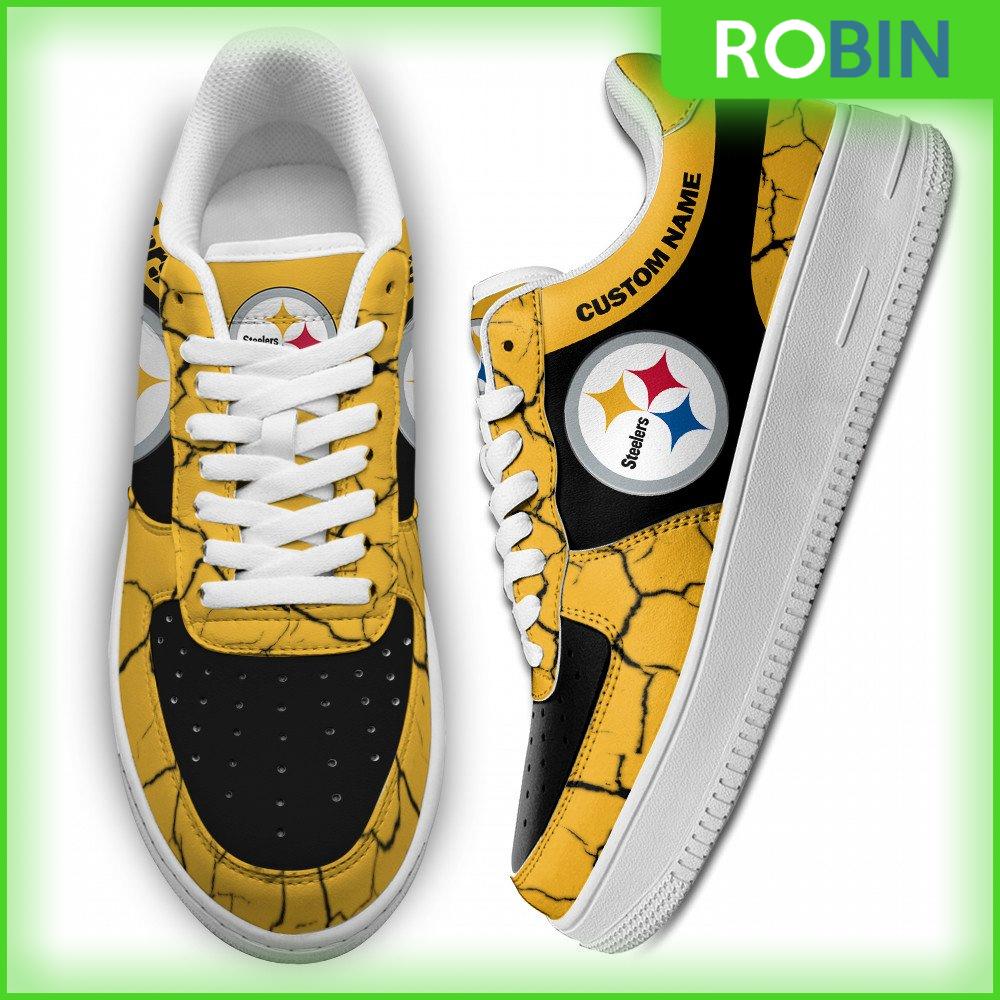 Personalized Pittsburgh Steelers Nfl Custom Air Force 1 Sneakes For Men Women