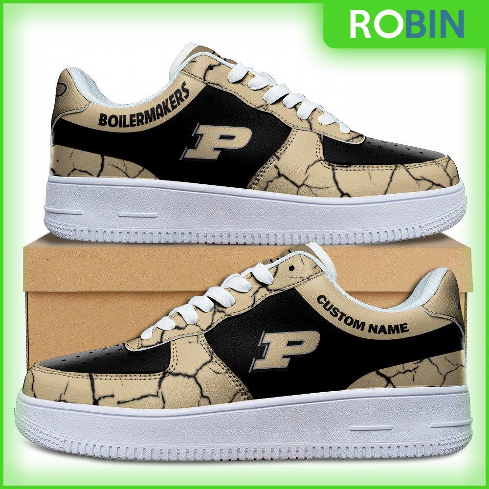 Purdue Boilermakers Ncaa Custom Air Force 1 Sneakes For Men Women