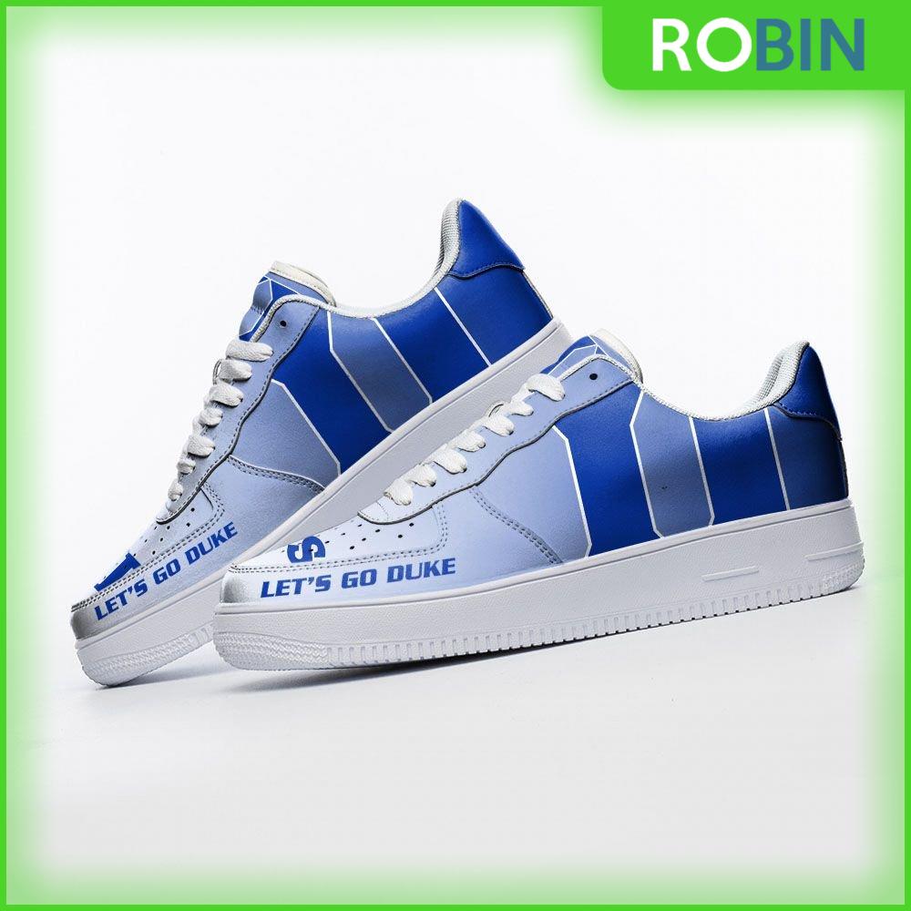 Duke Blue Devils Custom Air Force 1 Sneakes For Men Women