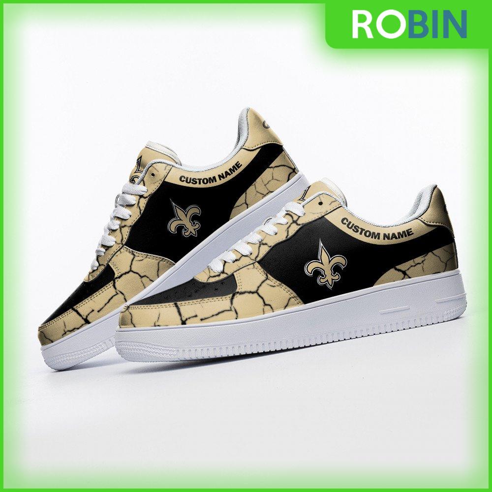 New Orleans Saints Nfl Custom Air Force 1 Sneakes For Men Women