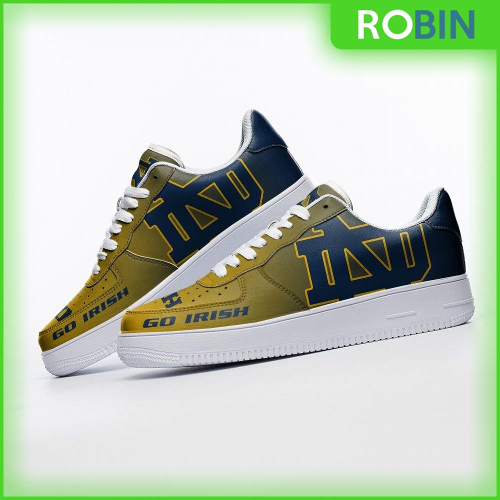 Notre Dame Fighting Irish Custom Air Force 1 Sneakes For Men Women