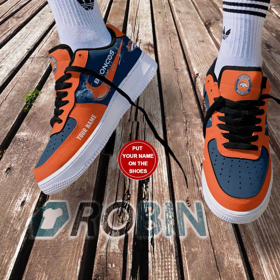 Denver Broncos Personalized Air Force 1 Sneaker For Men Women