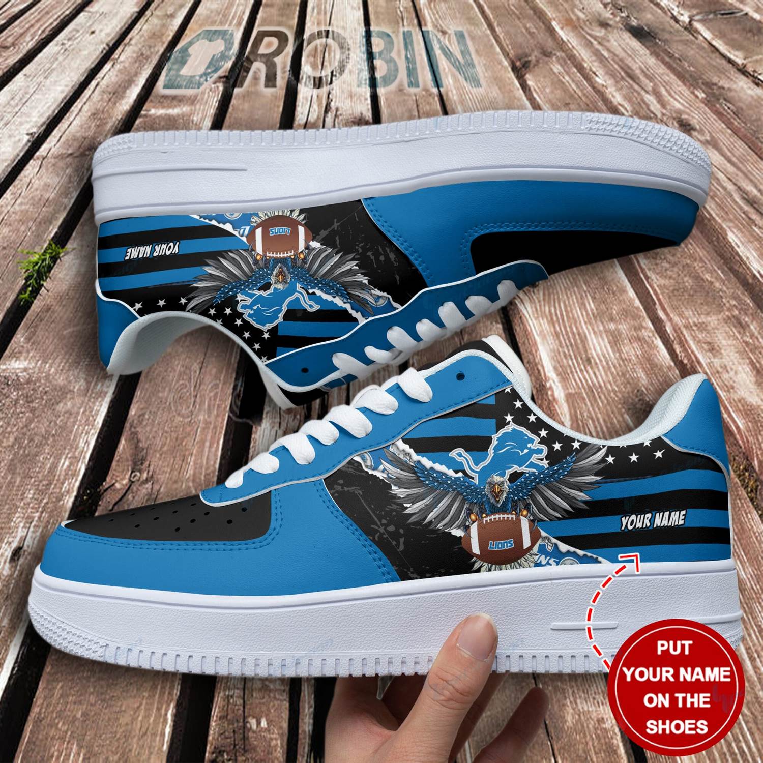 Detroit Lions Personalized Air Force 1 Sneaker For Men Women Style Special 