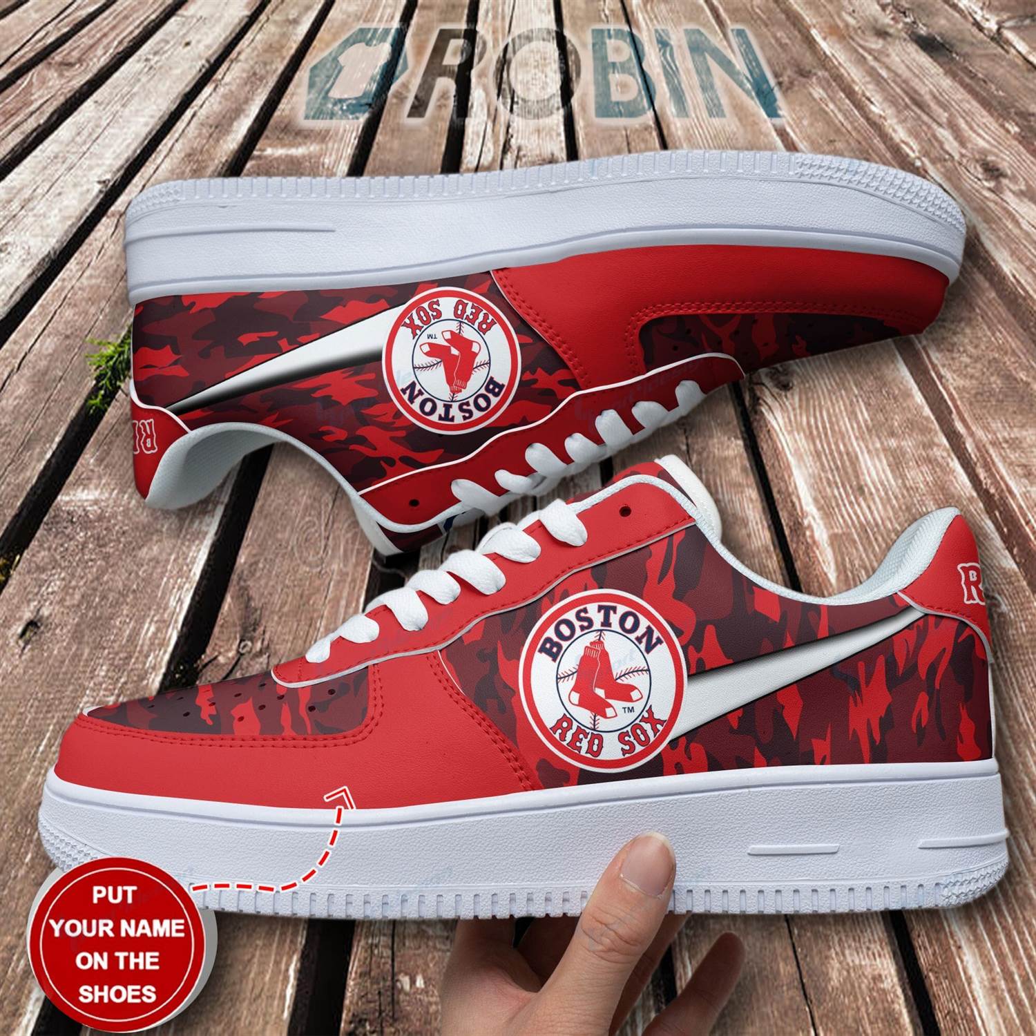 Boston Red Sox Personalized Air Force 1 Sneakers 87 For Men Women