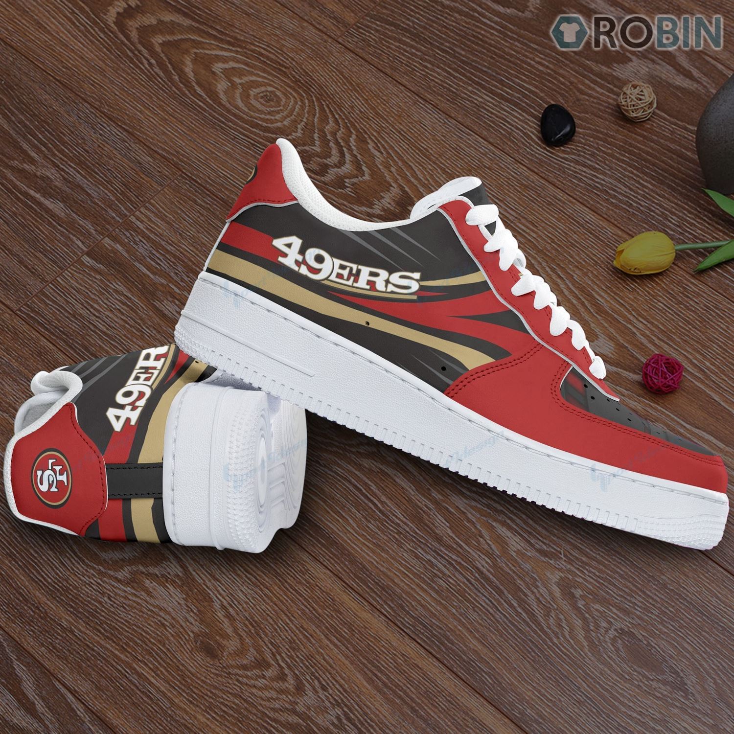 San Francisco 49Ers Custom Air Force 1 Sneakers Rb51 For Men Women