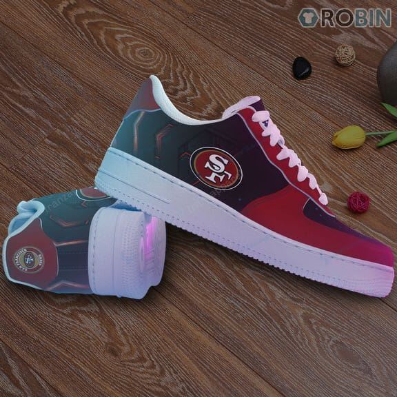 San Francisco 49Ers Air Force 1 Sneakers For Fans For Men Women Af1 Collection