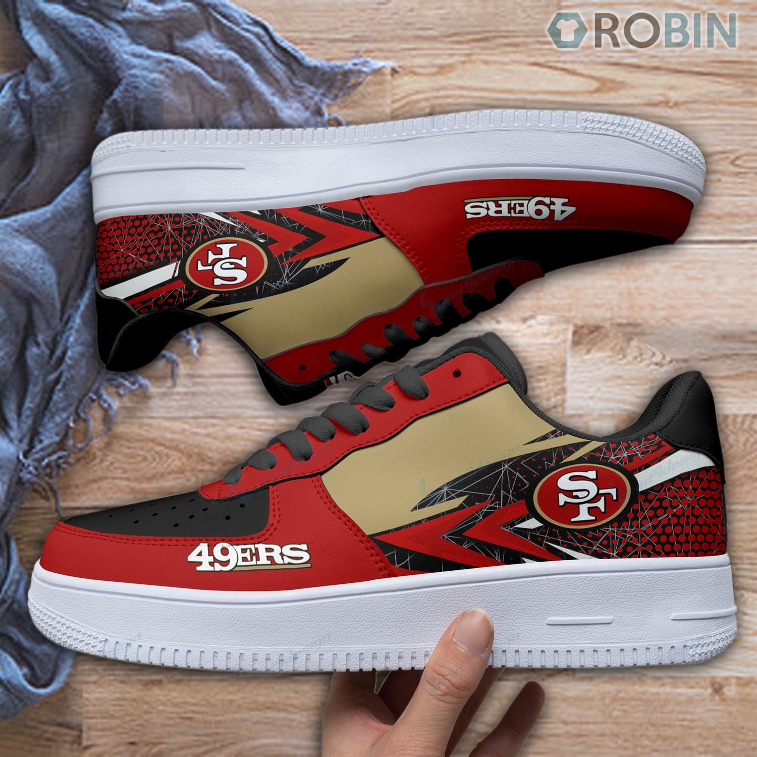 San Francisco 49Ers Custom Sneaker For Fans For Men Women
