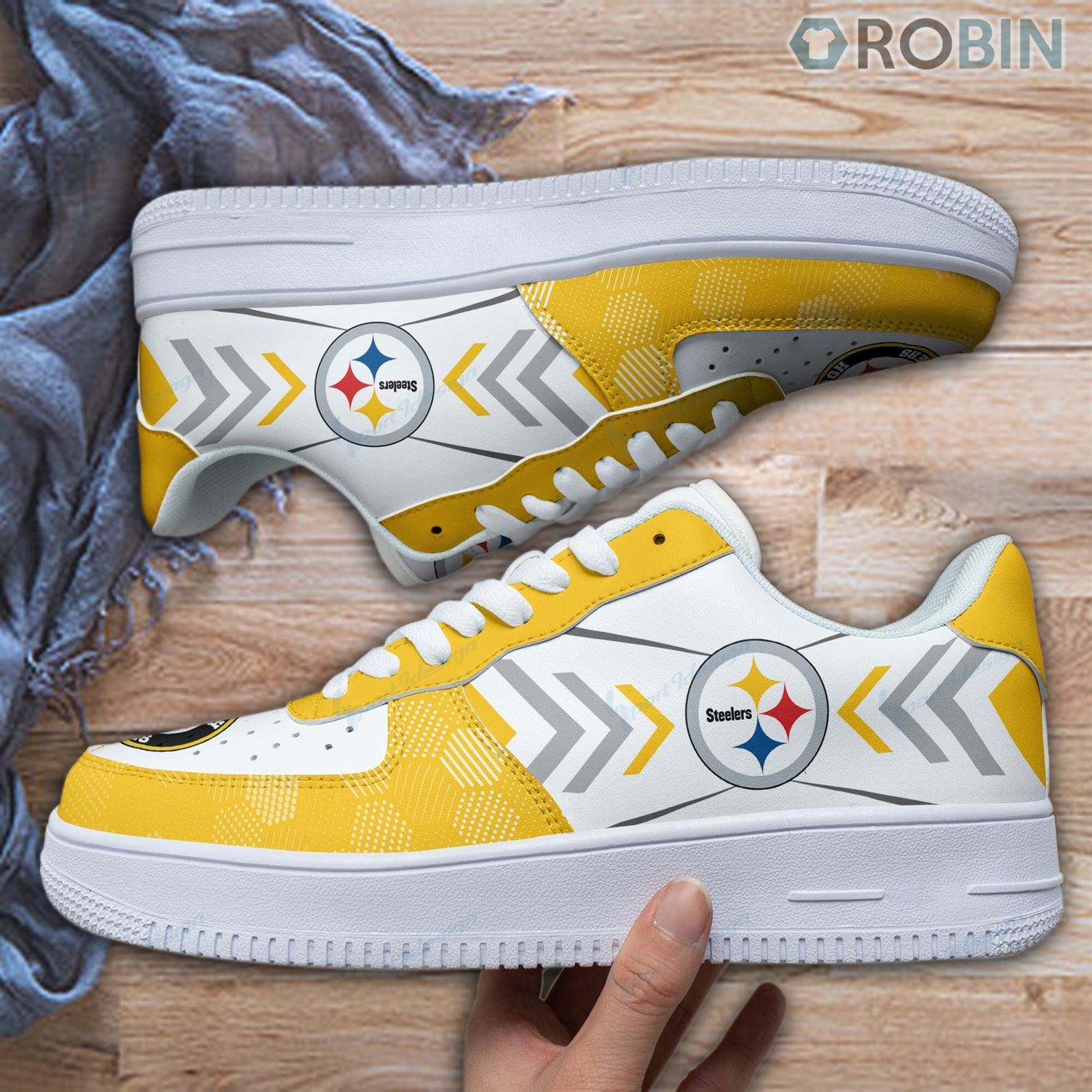 Pittsburgh Steelers Air Force 1 Sneakers Rb53 For Men Women