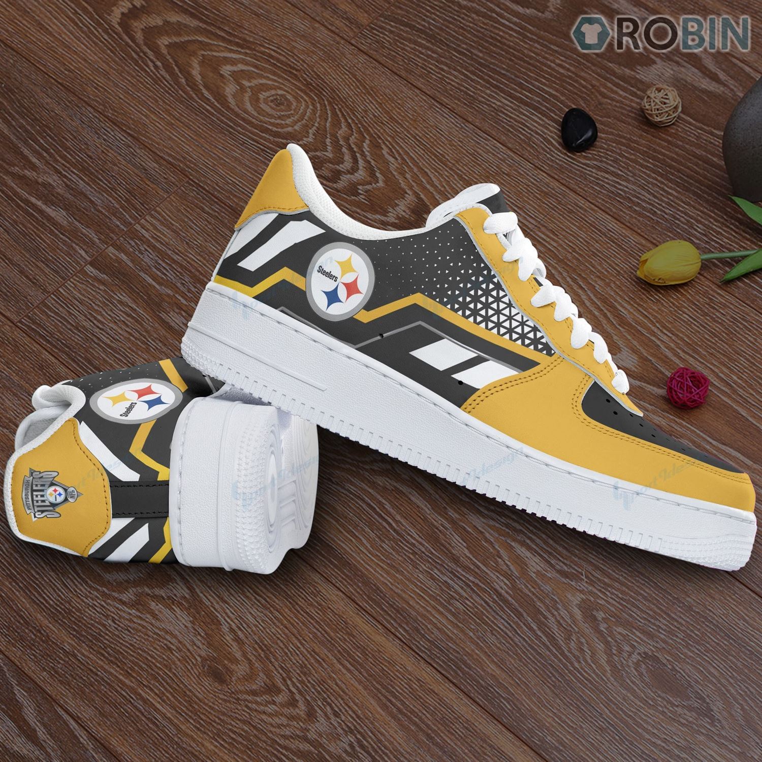Pittsburgh Steelers Air Force 1 Sneakers Rb67 For Men Women