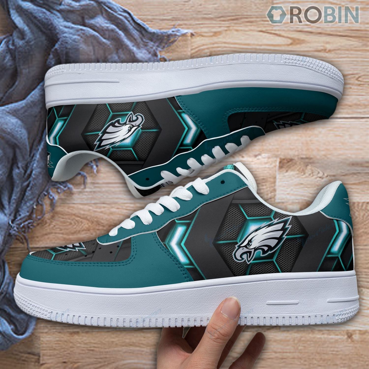 Philadelphia Eagles Air Force 1 Sneakers For Men Women