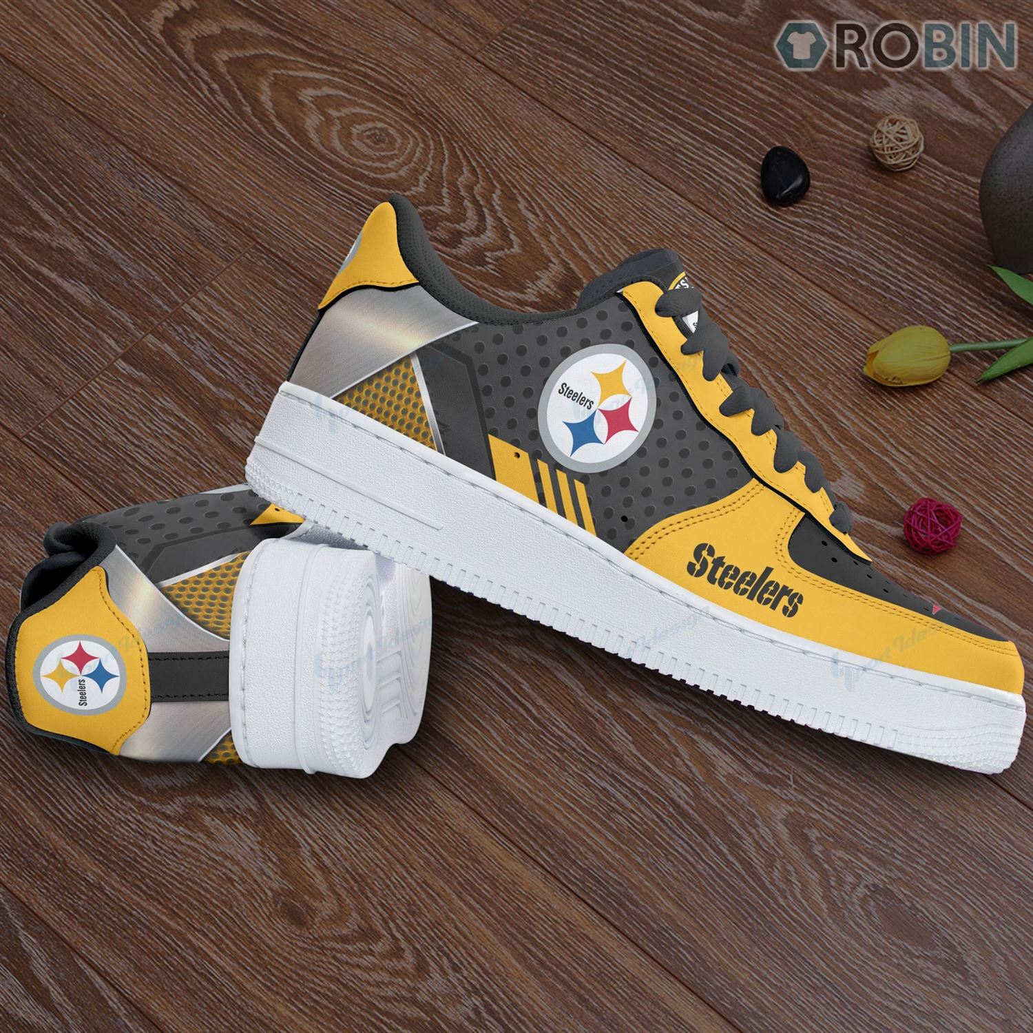 Pittsburgh Steelers Air Force 1 Sneakers Rb131 For Men Women
