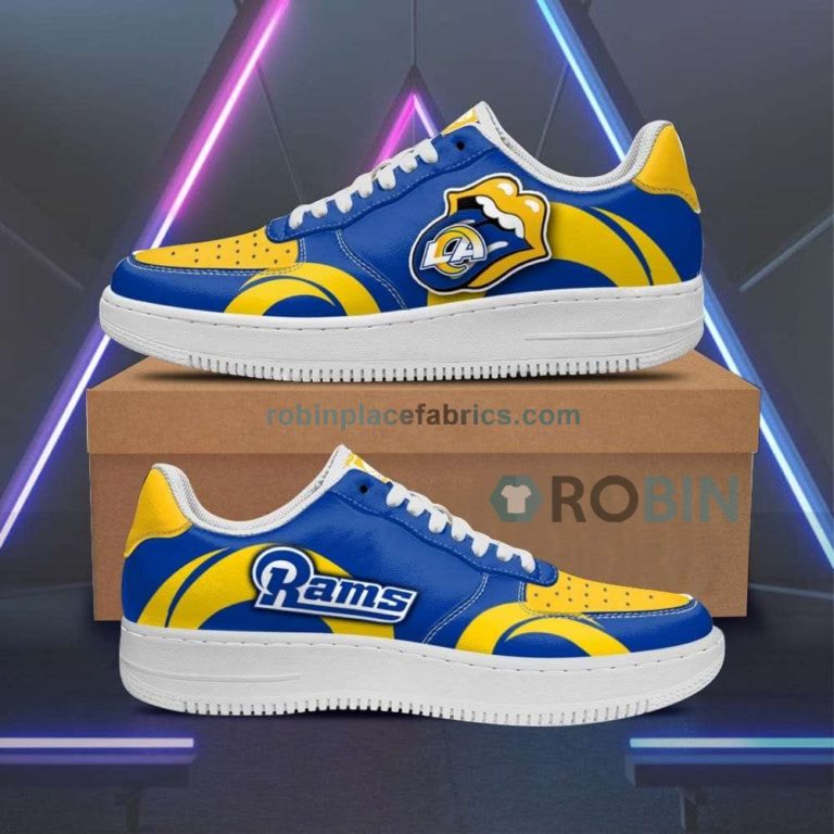 Los Angeles Rams Air Sneakers Custom Force Shoes Sexy Lipss Air Force 1 Shoes For Men Women