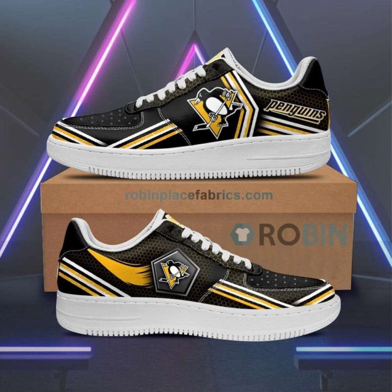 Pittsburgh Penguins Air Sneakers Custom Force Shoes Air Force 1 Shoes For Men Women