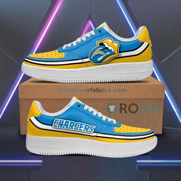 Los Angeles Chargers Air Sneakers Custom Force Shoes Sexy Lipss Air Force 1 Shoes For Men Women