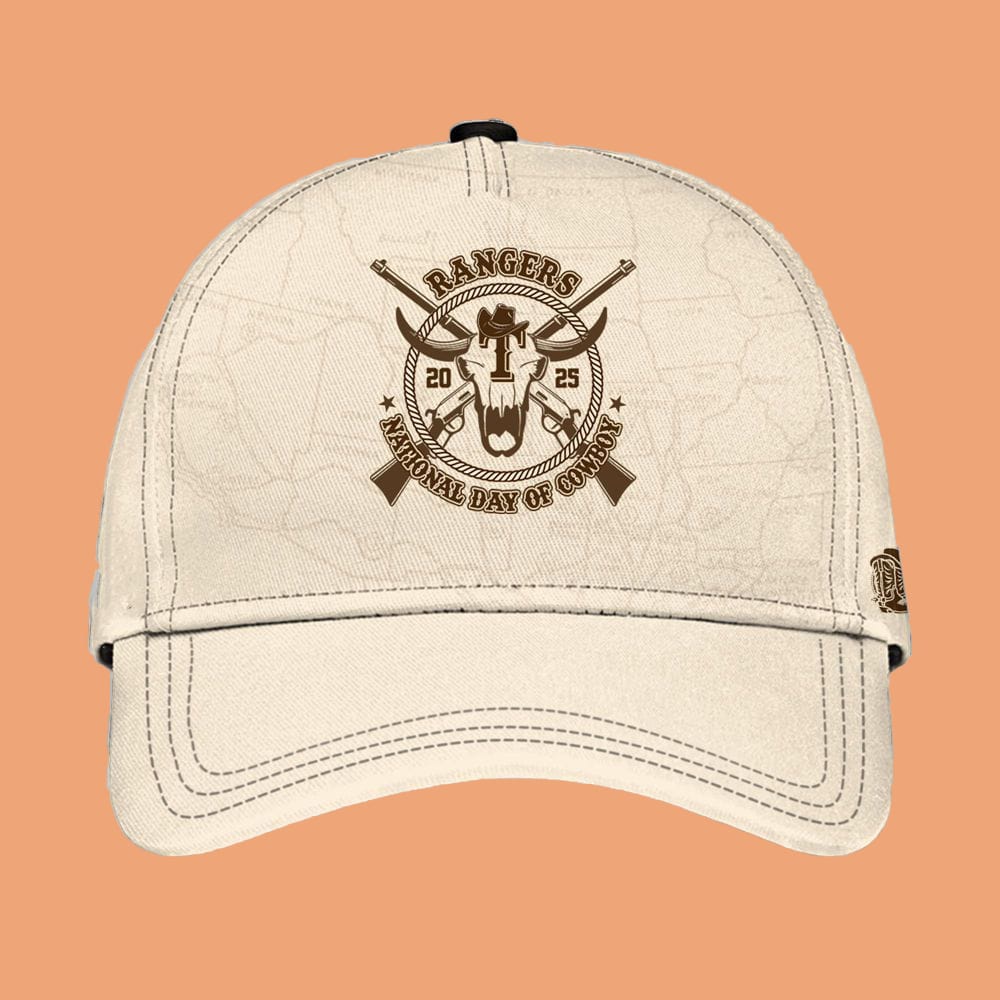 Rangers National Day Of Cowboy 2025 Hat For Men And Women 