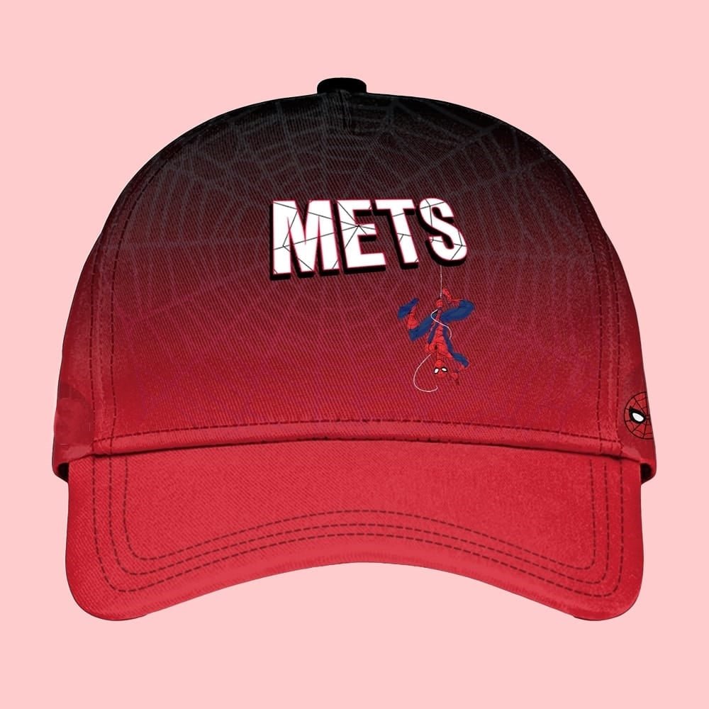 2025 New York Mets Spider Man Night Baseball Hat For Men And Women 