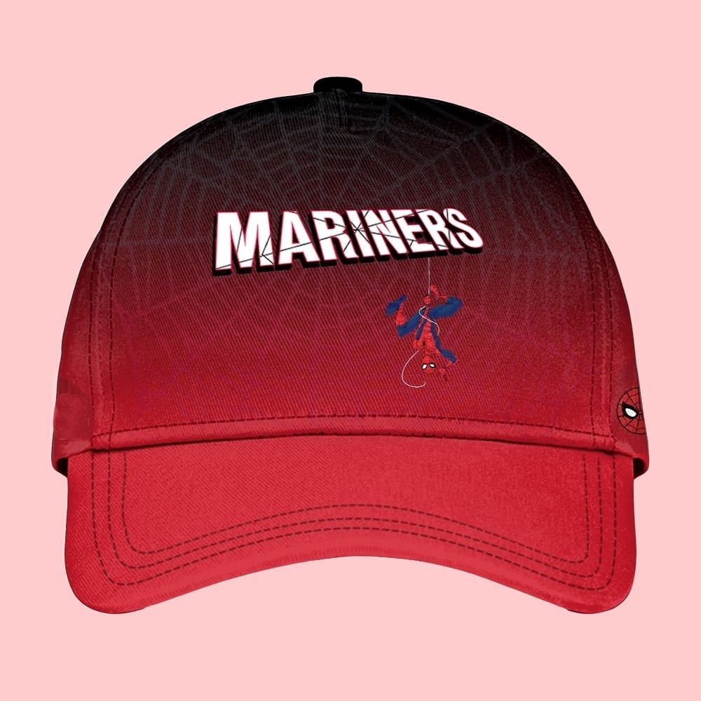 2025 Seattle Mariners Spider Man Night Baseball Hat For Men And Women 