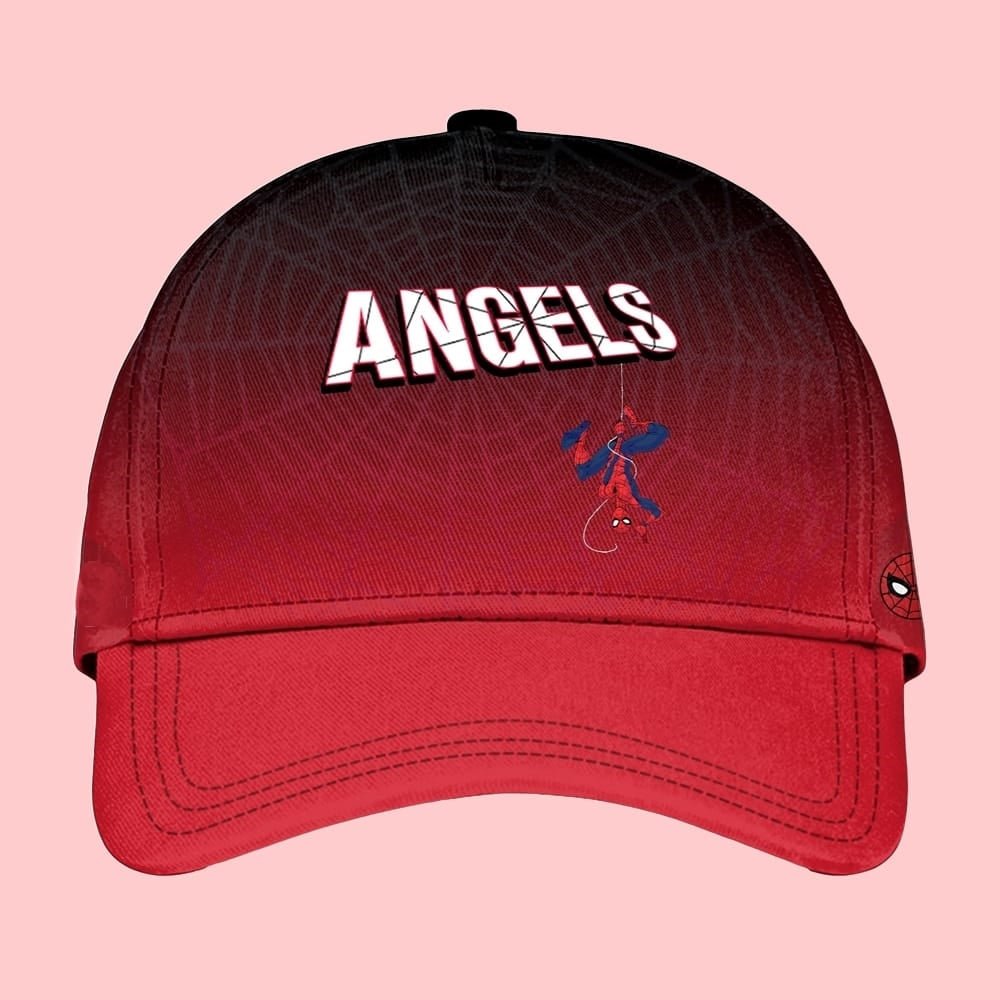 2025 La Angels Spider Man Night Baseball Hat For Men And Women 
