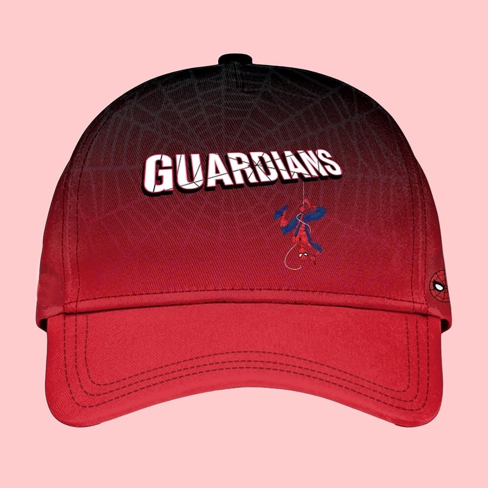 2025 Cleveland Guardians Spider Man Night Baseball Hat For Men And Women 