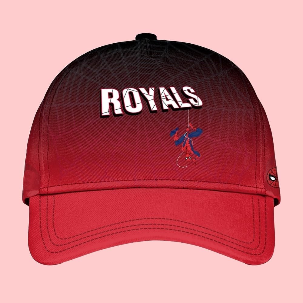 2025 Kc Royals Spider Man Night Baseball Hat For Men And Women 