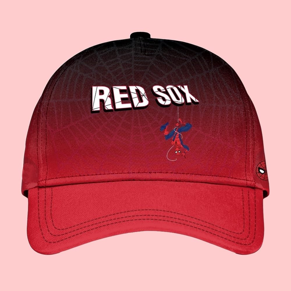 2025 Boston Red Sox Spider Man Night Baseball Hat For Men And Women 
