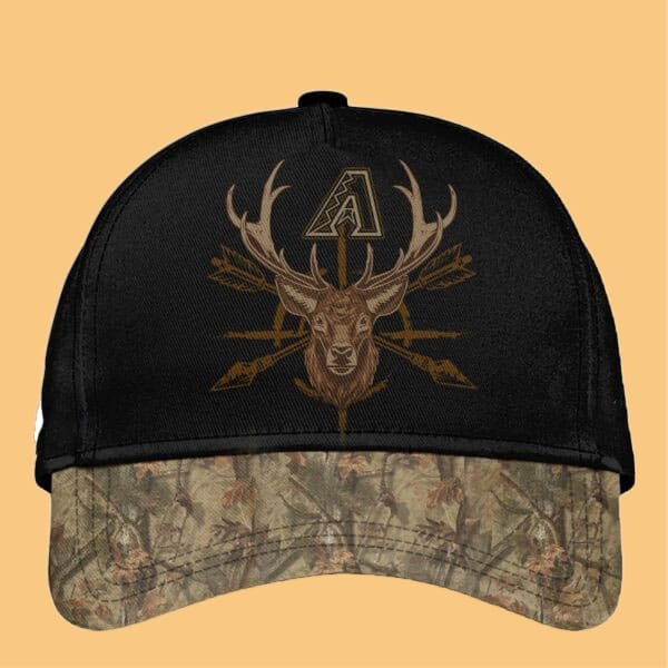 2025 Mlb Diamondbacks Deer Hunting Hat For Men And Women 