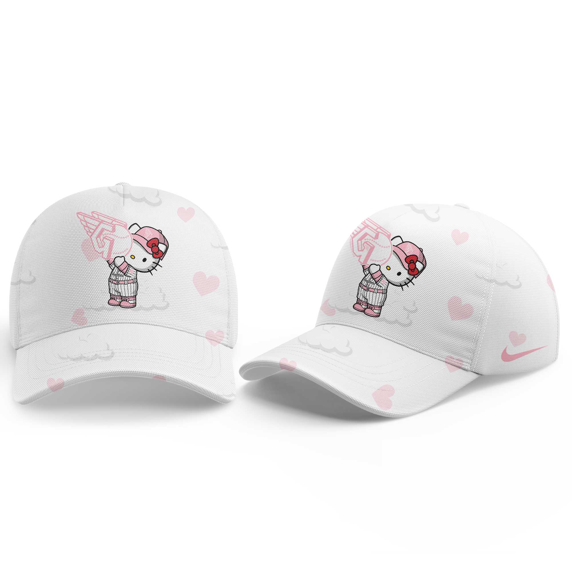 Limited Edition Cleveland Guardians Hello Kitty Night Plus Cap For Men And Women 