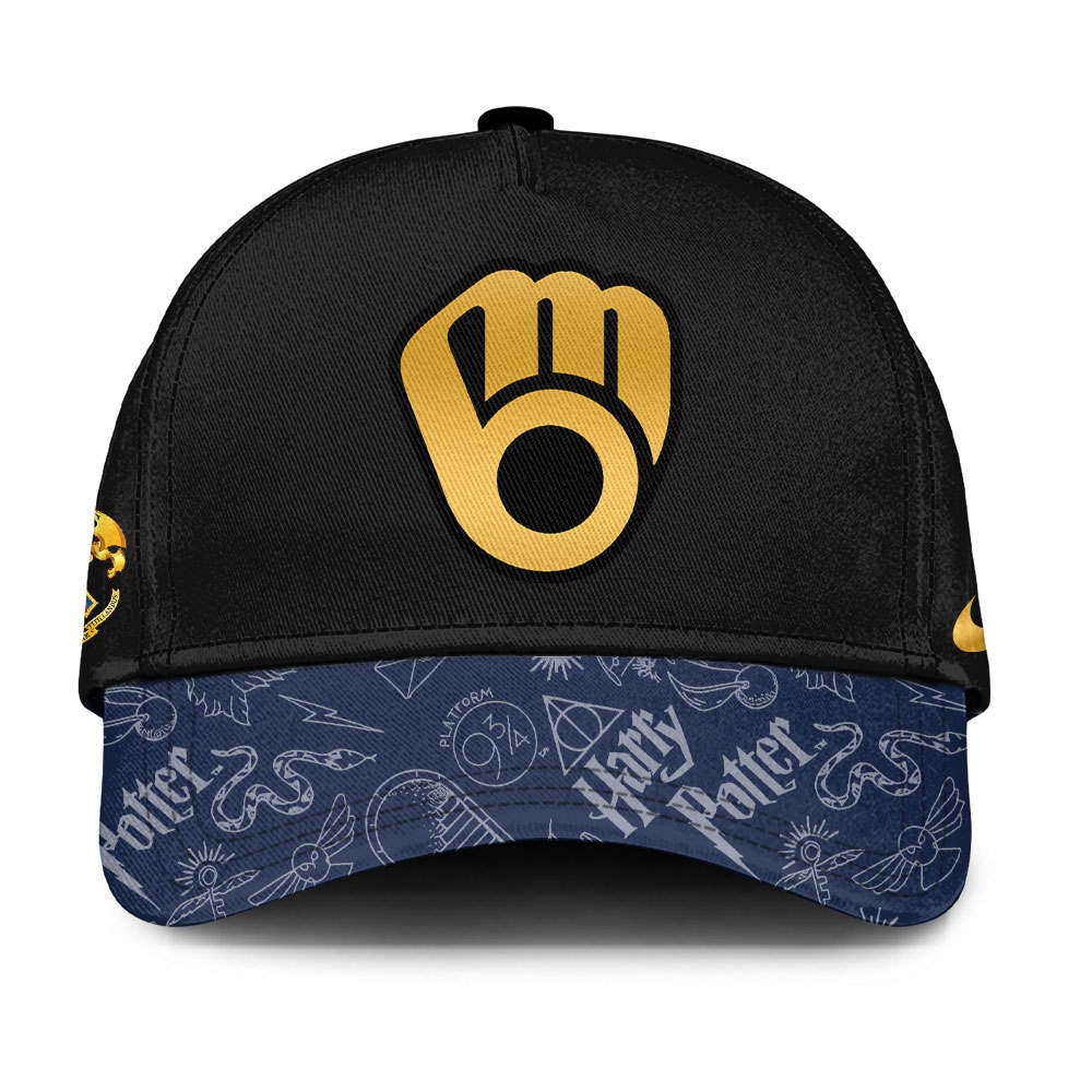 Milwaukee Brewers X Harry Potter Night Baseball Cap For Men And Women 