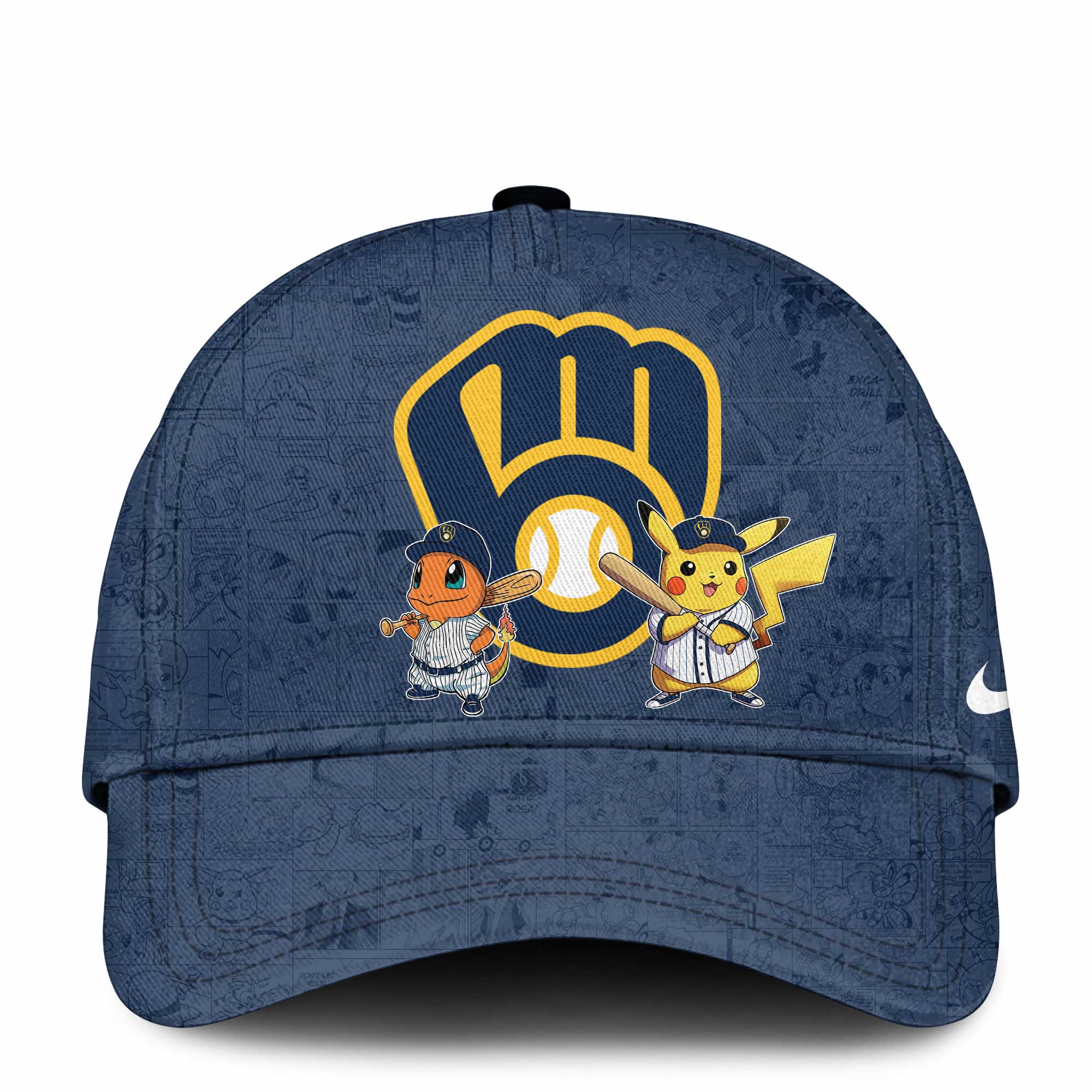 Milwaukee Brewers X Polemon Go Cap For Men And Women 