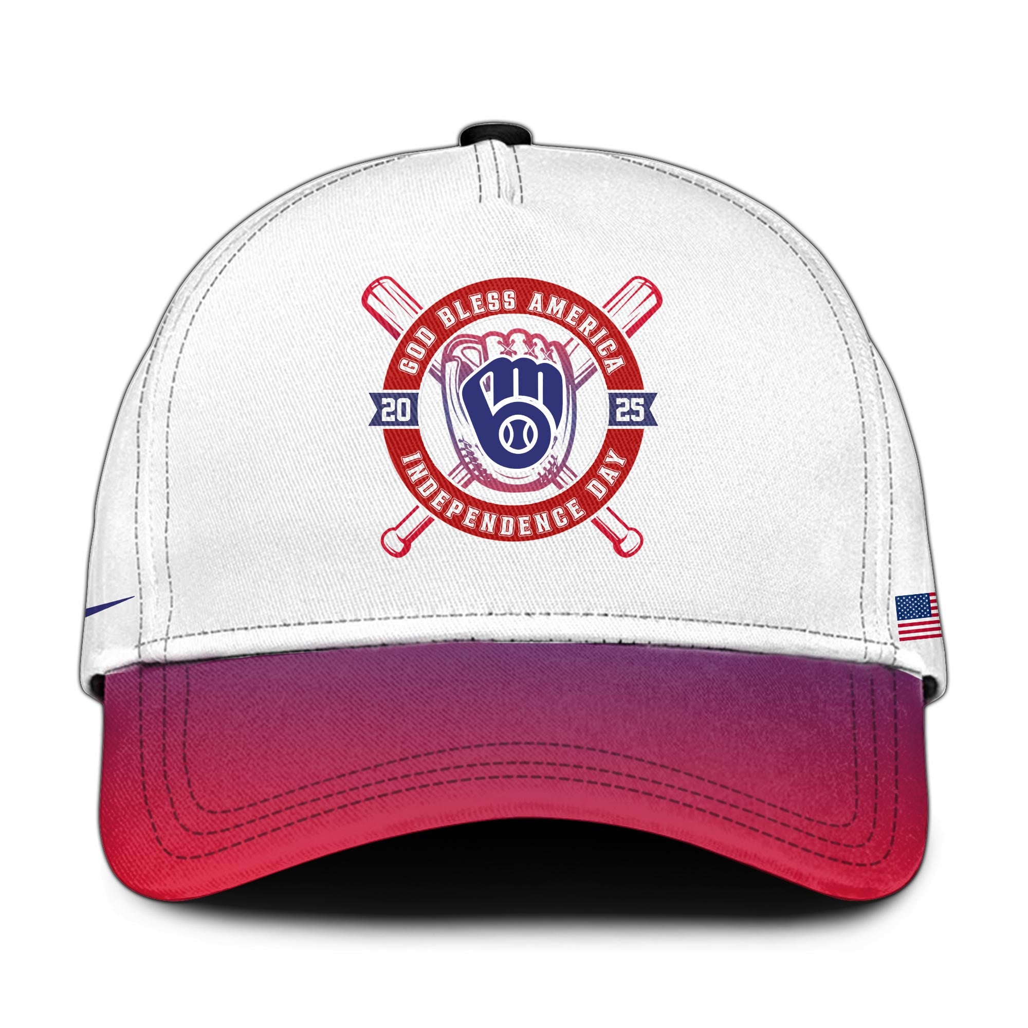 Milwaukee Brewers Special Independence Day Cap For Men And Women 