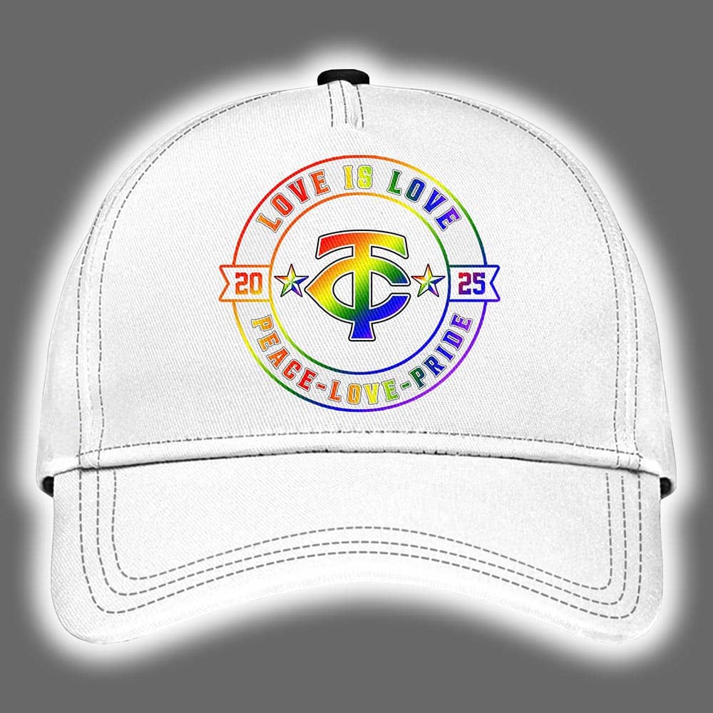 Minnesota Twins 2025 Happy Pride Month Limited Edition Baseball Cap