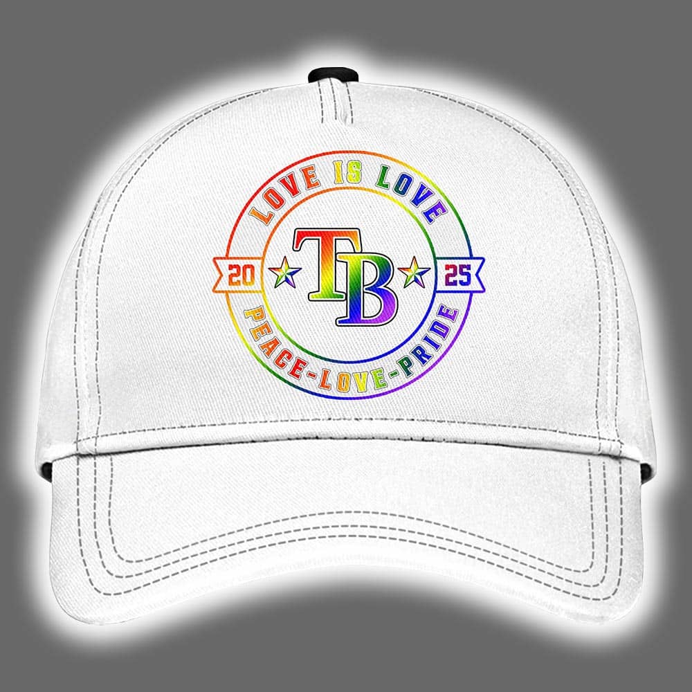 Tampa Bay Rays 2025 Happy Pride Month Limited Edition Baseball Cap