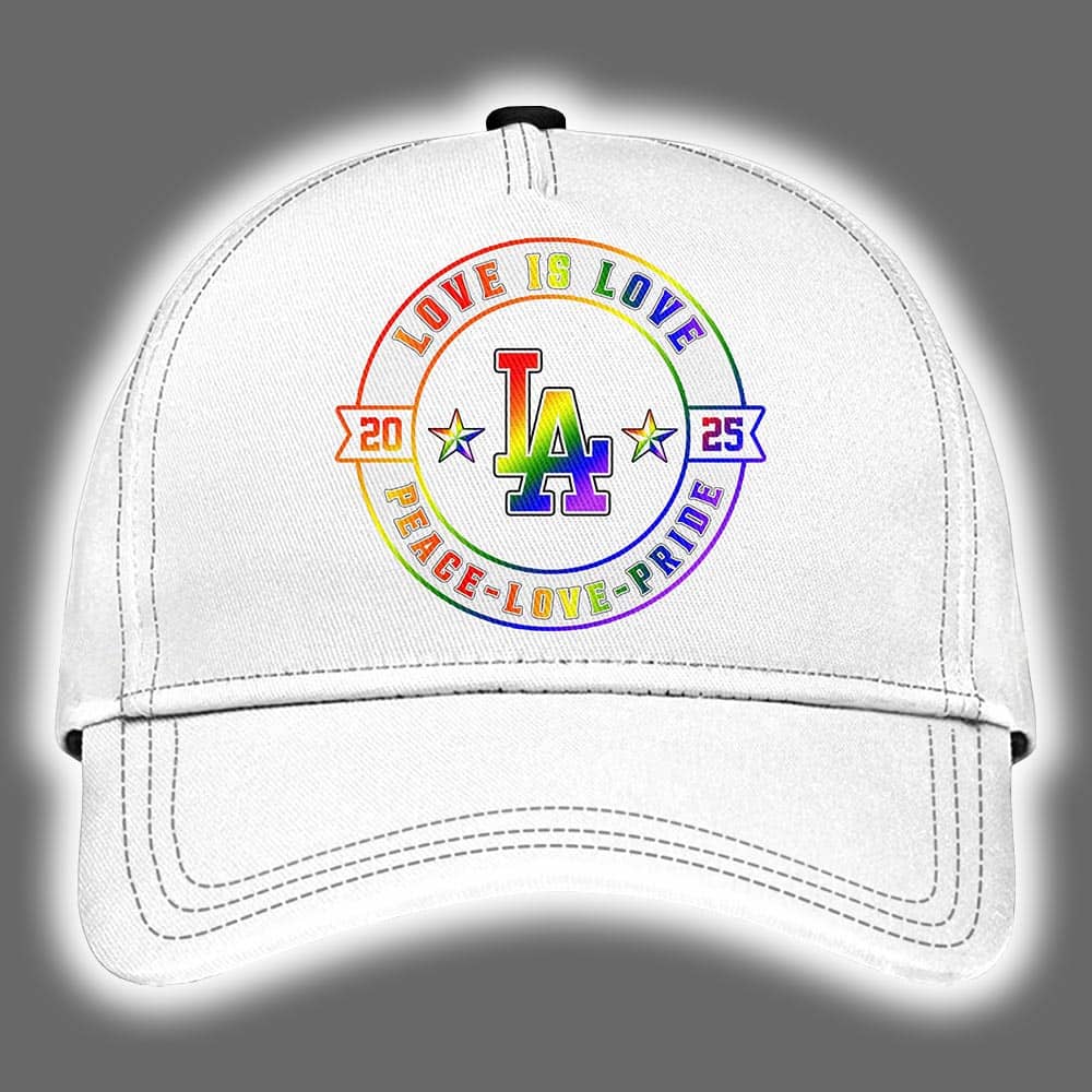 Los Angeles Dodgers 2025 Happy Pride Month Limited Edition Baseball Cap