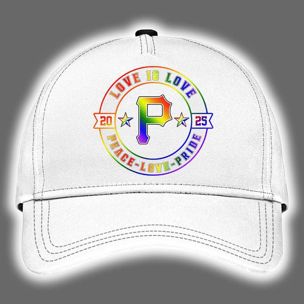 Pittsburgh Pirates 2025 Happy Pride Month Limited Edition Baseball Cap