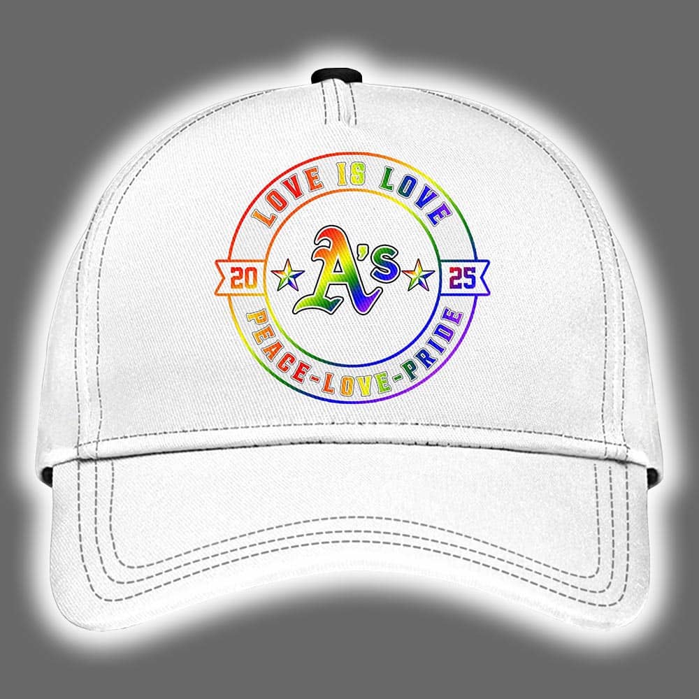 Oakland Athletics 2025 Happy Pride Month Limited Edition Baseball Cap