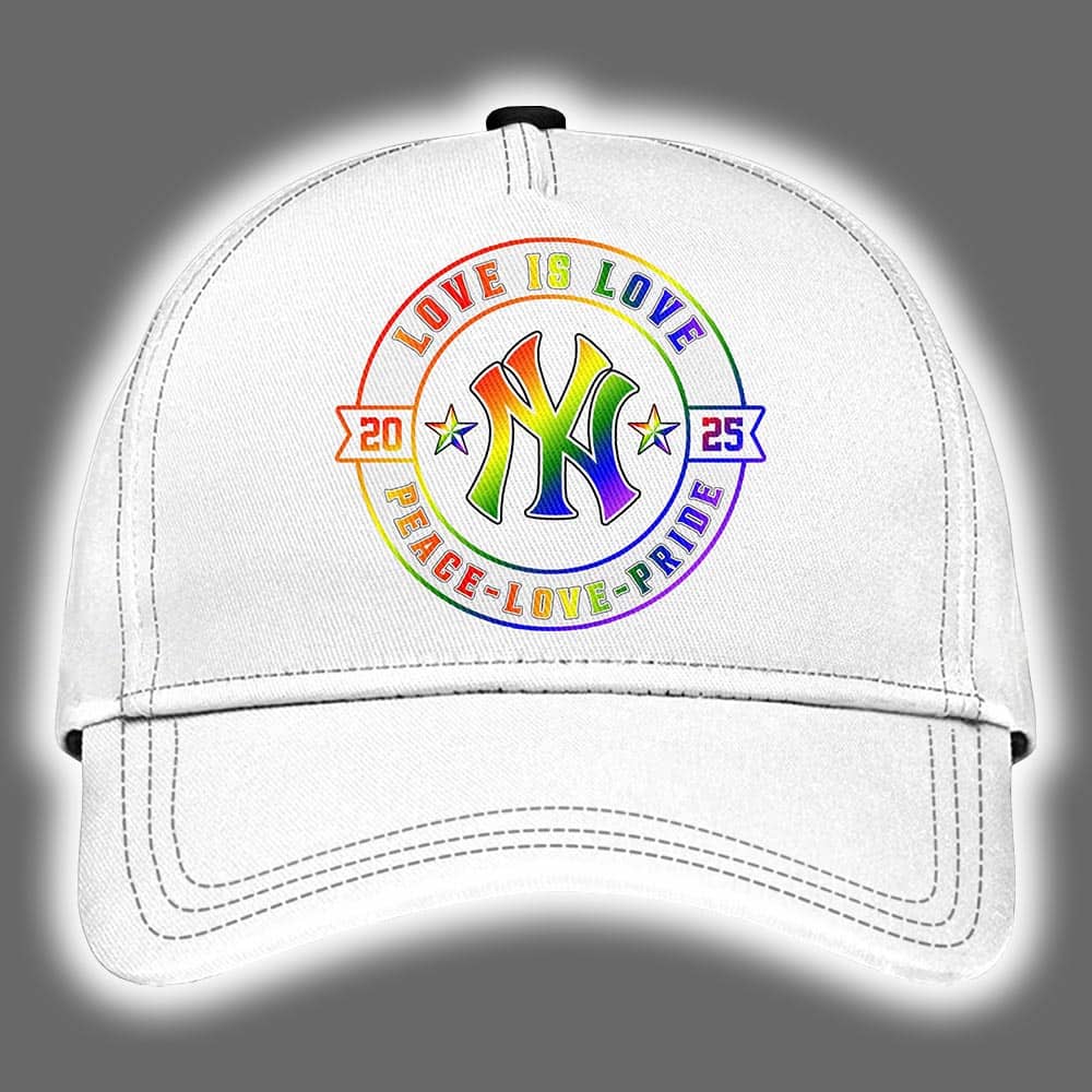 New York Yankees 2025 Happy Pride Month Limited Edition Baseball Cap