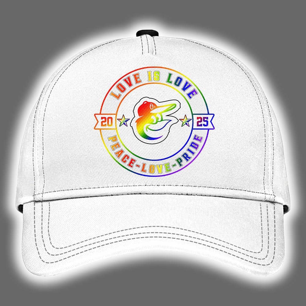 Baltimore Orioles 2025 Happy Pride Month Limited Edition Baseball Cap