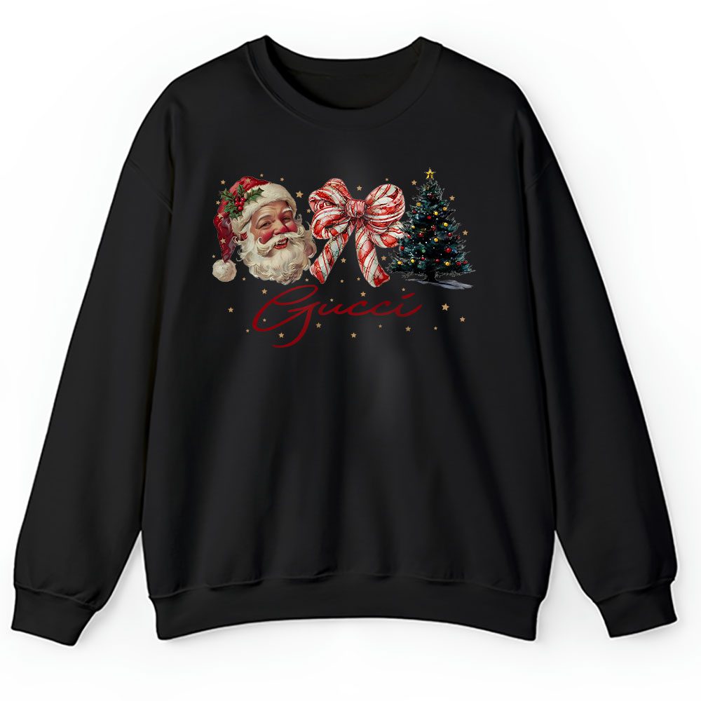 Retro Christmas Santa Claus Gucci Unisex Sweatshirt BTN20143