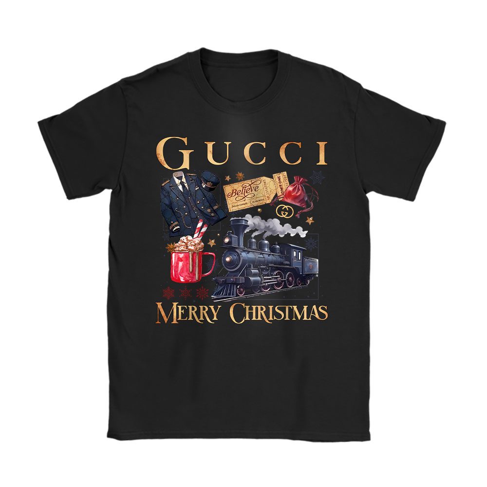 90s Cartoon Christmas Cartoon Funny Holiday Gucci Unisex T-Shirt Cotton Tee BN20043