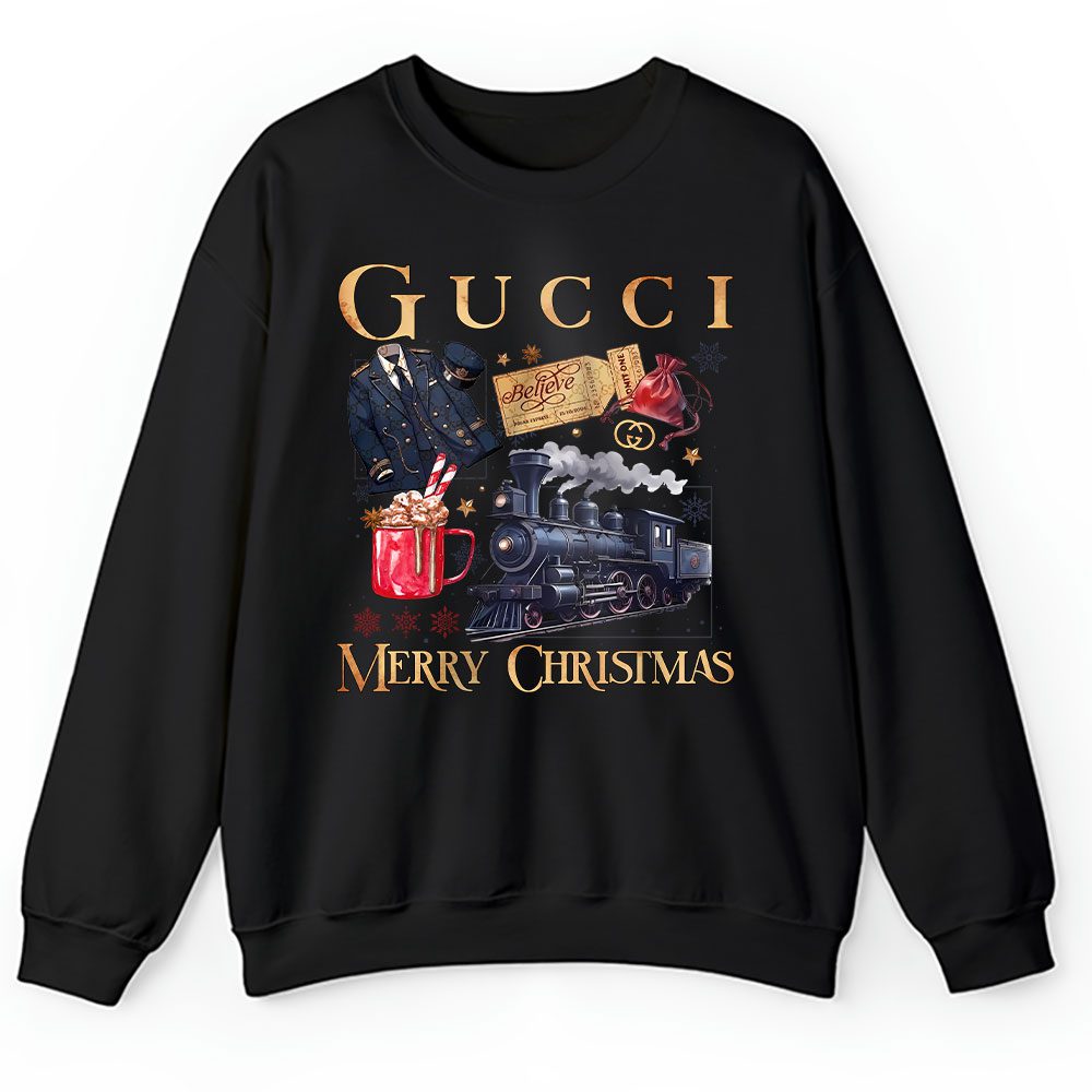 90s Cartoon Christmas Cartoon Funny Holiday Gucci Unisex Sweatshirt BTN20043