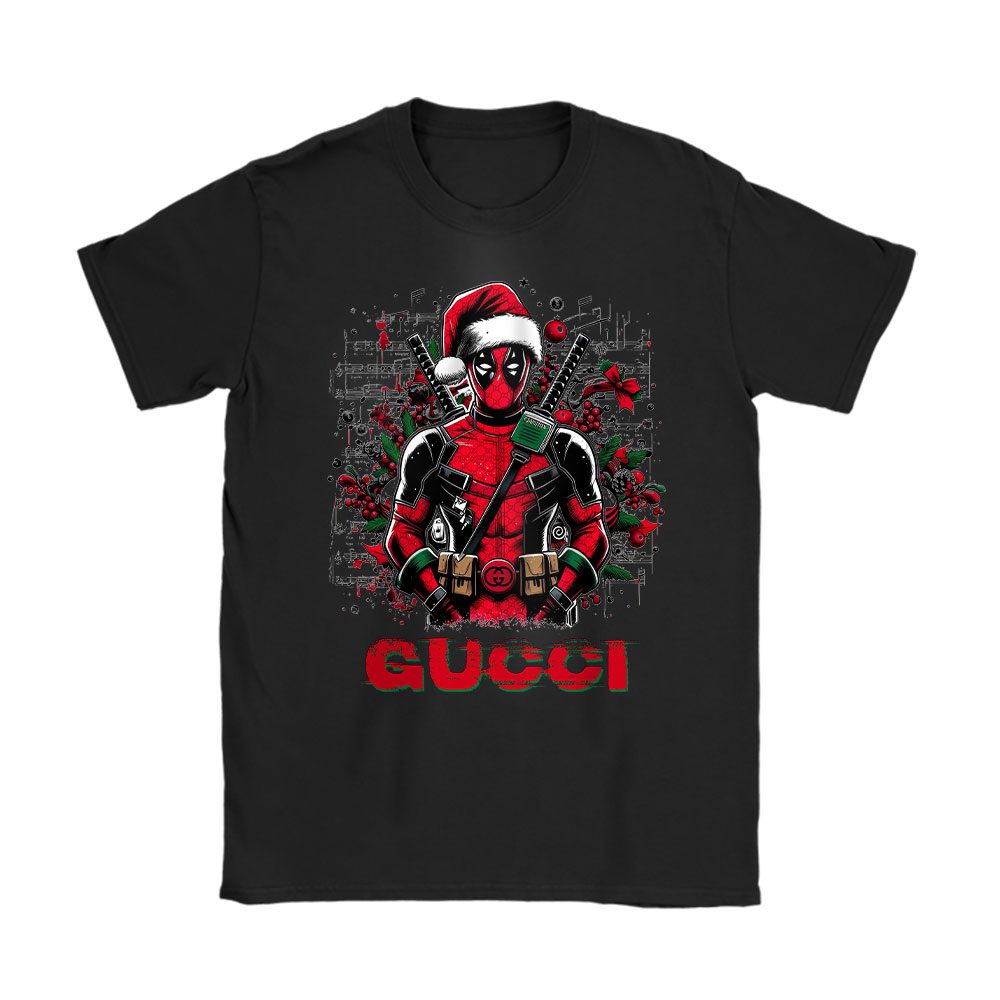 Cartoon Christmas Funny Holiday Gucci Unisex T-Shirt Cotton Tee BN20053