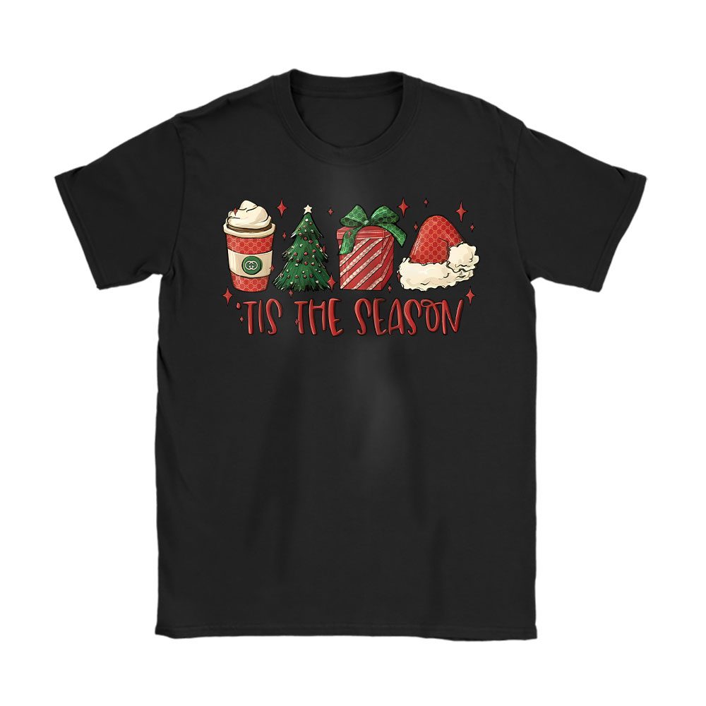 Christmas Tis The Season Gucci Unisex T-Shirt Cotton Tee BN20082