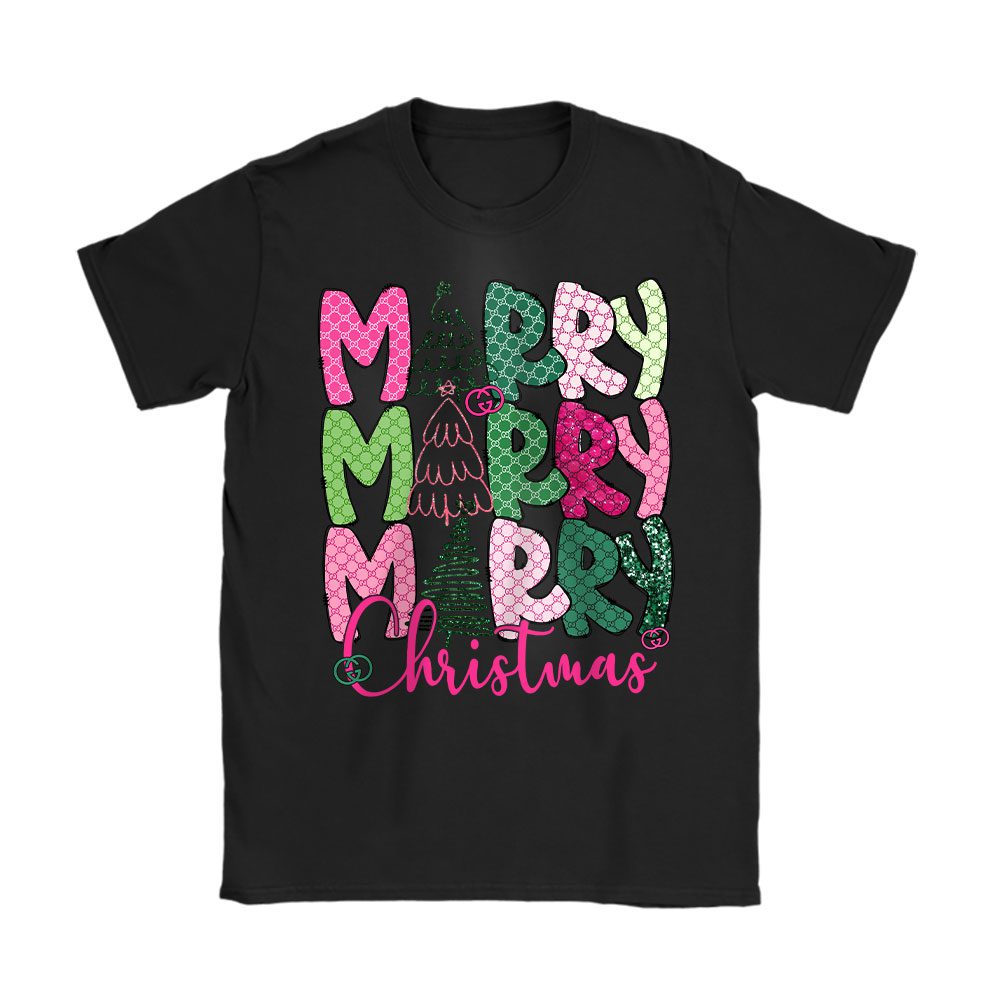 Christmas Coquette Bow Gucci Unisex T-Shirt Cotton Tee BN19575