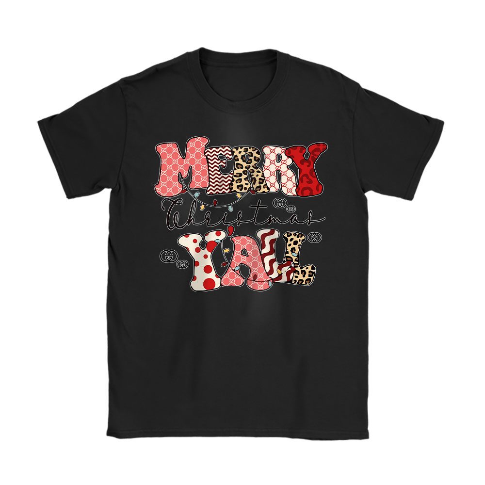 Merry Christmas Gucci Unisex T-Shirt Cotton Tee BN19630