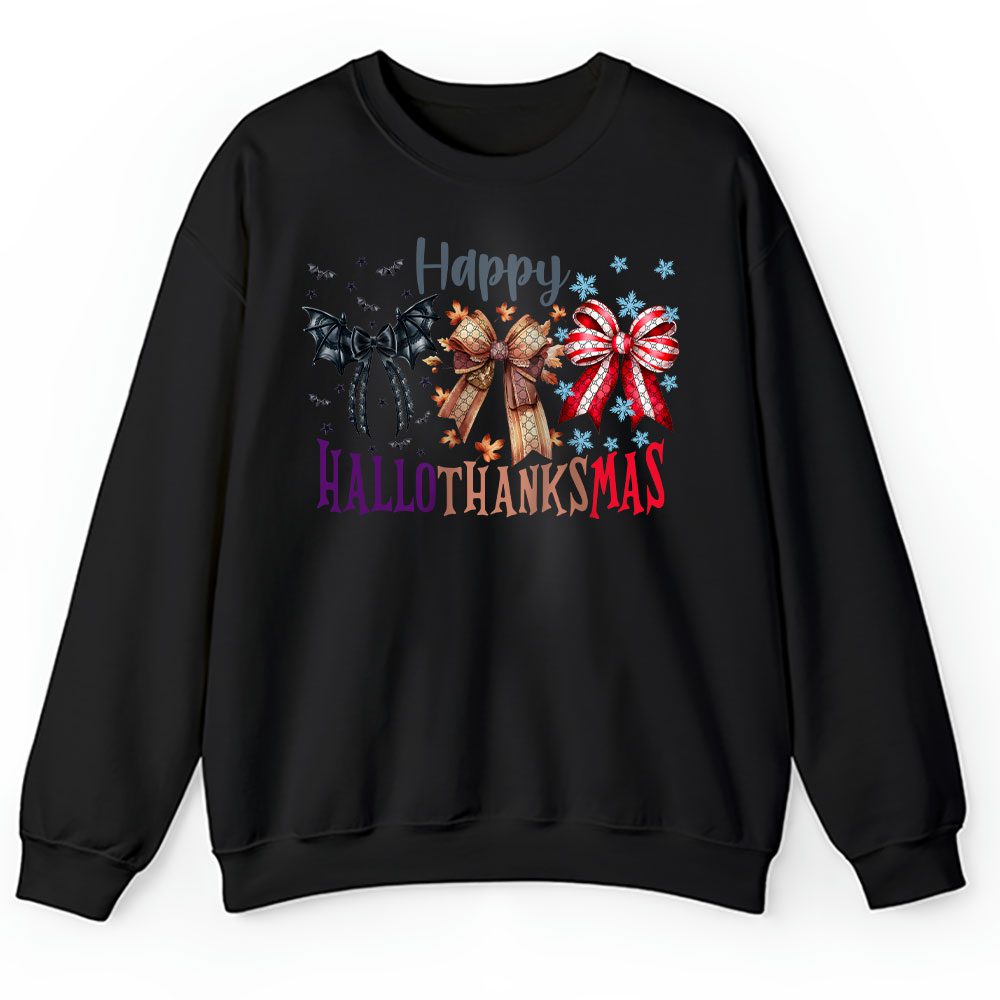 Hallothanksmas Coquette Bow Gucci Unisex Sweatshirt BTN19514